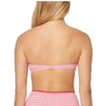 thumbnail image 2 of Jessica Simpson Printed Underwire Bandeau Bikini Top (Peony Pink, Small), 2 of 2