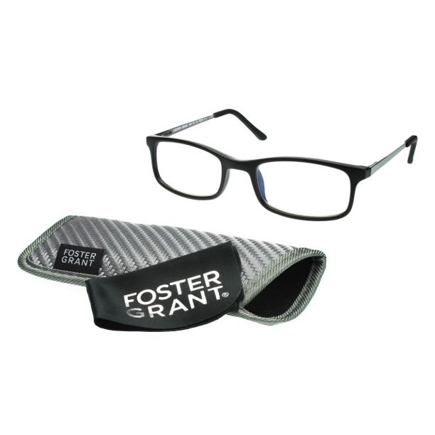 Foster Grant Men's Kramer Non Polarized Rectangular Reading Glasses