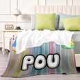 thumbnail image 4 of Pou anti-pilling, suave, ligera, esponjosa y acogedora de lujo para hogar y cocina – Perfecta para niños y adultos,130X150cm, 4 of 6