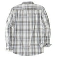 thumbnail image 2 of Dubinik®Mens Shirts Long Sleeve Shirts For Men Casual Button Down Vintage Plaid Pocket Soft Mens Button Up Shirts Long Sleeve, 2 of 6