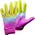 thumbnail image 2 of Battle Sports Adult Gradient Doom Football Receiver Gloves - Small - Lemonade, 2 of 3