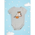 thumbnail image 3 of Cute Kittyboo Pumpkin Costume. Bodysuit Infant -Image by Shutterstock,  18 Months, 3 of 4