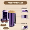 thumbnail image 7 of Laser Hair Growth Comb with Red Light Mode, Scalp Massager Comb for Hair Growth, Hair Growth in Women and Men, Deep Cleansing and Stress Relaxation (Purple), 7 of 7