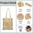 thumbnail image 3 of Boho Folk Style Mandala Foldable Tote Bag - Large Capacity Durable Shopping Bag for Budget-Conscious Buyers, 3 of 6