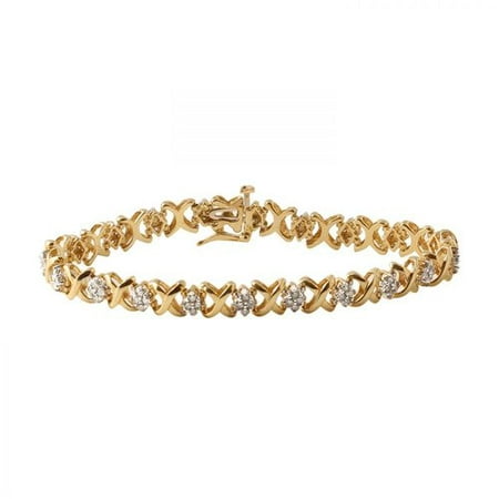 Foreli 1.65CTW Diamond 10k Yellow Gold Bracelet