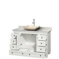 thumbnail image 3 of Wyndham Collection Wcv800048swhcmovmxx 48" Free Standing Vanity Set - Pyra Bone Porcelain, 3 of 3