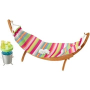 Barbie Hammock Playset with Kitten & Themed Accessories