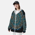 thumbnail image 3 of Fotbe Mandala Chaqueta con Protección Solar UPF 50+ para Hombre y Mujer, Camisa con Capucha y Bolsillos-X-Large, 3 of 7