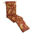 thumbnail image 3 of Blazing Needles 72 in. Outdoor UV Resistant Steamer Deck Lounger Cushion, 3 of 4