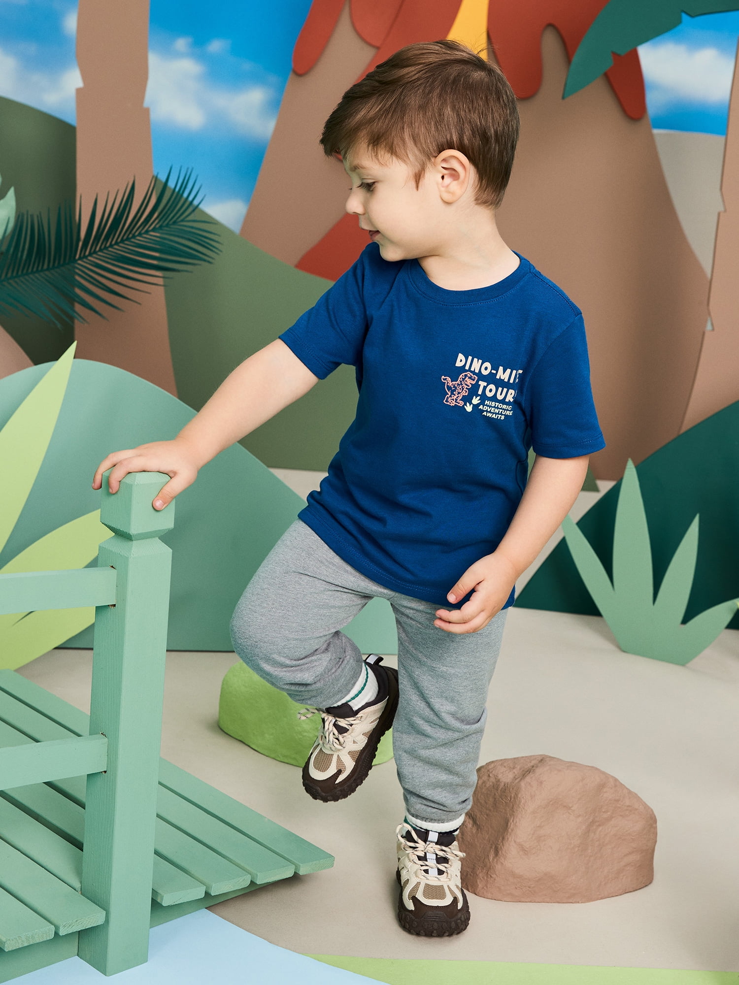 Garanimals Newborn, Baby & Toddler Boy Cotton French Terry Pull-On Joggers, Single & Multi-Pack, Sizes 0-6T