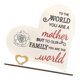 thumbnail image 4 of Letrero de madera para el Día de Madre, diseño de corazón, regalo rústico de hijo e hija, placa de madera con forma de corazón, decoración de mesa, 4 of 8