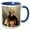 Blue/White, variant on 3drose, David Roberts Esq. in the Dress in Wore in Palestine by Robert Scott Lauder, 11oz Two-tone Green Mug