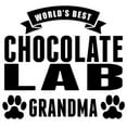 thumbnail image 2 of CafePress - Worlds Best Chocolate Lab Grandma Mugs - 11 oz Ceramic Mug - Novelty Coffee Tea Cup, 2 of 4