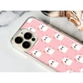 thumbnail image 2 of Mundaze - Case for Apple iPhone 12 Pro / 12 Slim Shockproof Hard Shell Soft TPU Heavy Duty Protective Phone Cover - Cute Pink Ghosts, 2 of 5