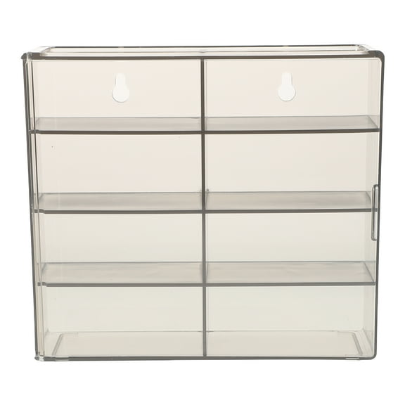 Zehuanyu Toy Car Display Organizer with 8 Slots, Clear Plastic Storage Case for Model Cars and Collectible Toy Wheels