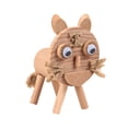 thumbnail image 3 of DIY Animal de madera Juguete Pequeños animales Figuras DIY Modelo Juguetes Habilidades motoras finas Niños Desarrollo Juguete Artesanía de madera para Tigre, 3 of 8