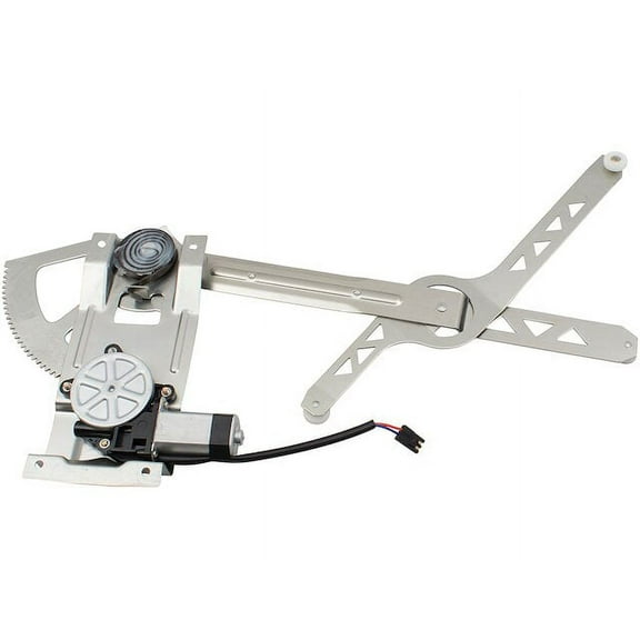 Front Left Power Window Regulator and Motor Assembly - Compatible with 1985 - 1990, 1995 - 2005 GMC Safari 1986 1987 1988 1989 1996 1997 1998 1999 2000 2001 2002 2003 2004