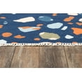 thumbnail image 3 of Momeni Abstract Contemporary Area Rugs, Blue, 3 of 7