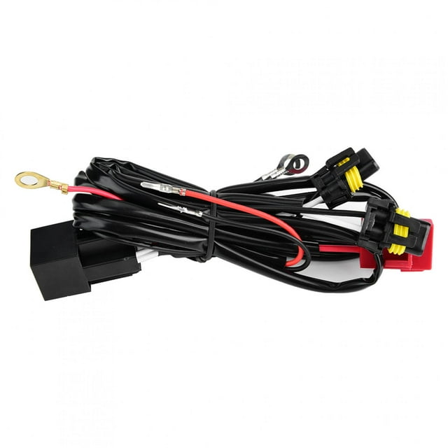 9005/9006 100W Car Headlight Fog Lamp Conversion Kit Relay Wiring Harness