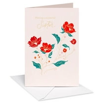 American Greetings Valentine's Day Card for Sister (Floral Wishes)