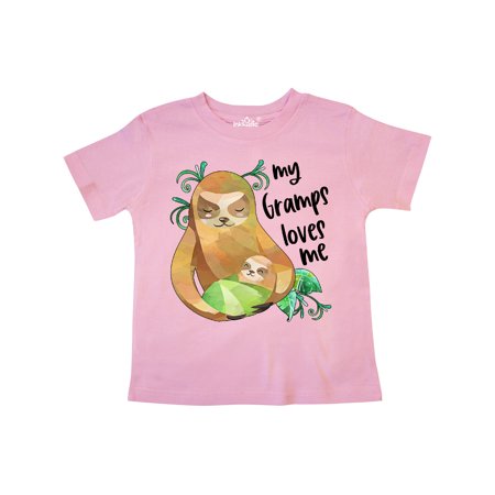 

Inktastic My Gramps Loves Me Cute Sloth and Baby Gift Toddler Boy or Toddler Girl T-Shirt