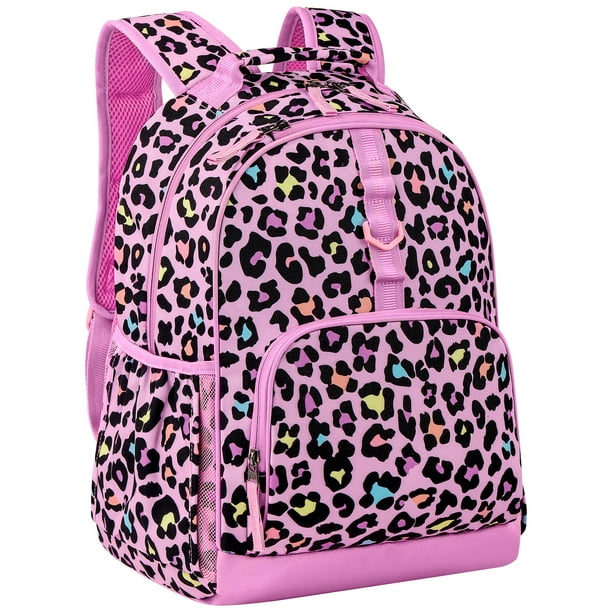 Choco Mocha Cheetah Backpack for Girls Backpack Elementary School ...