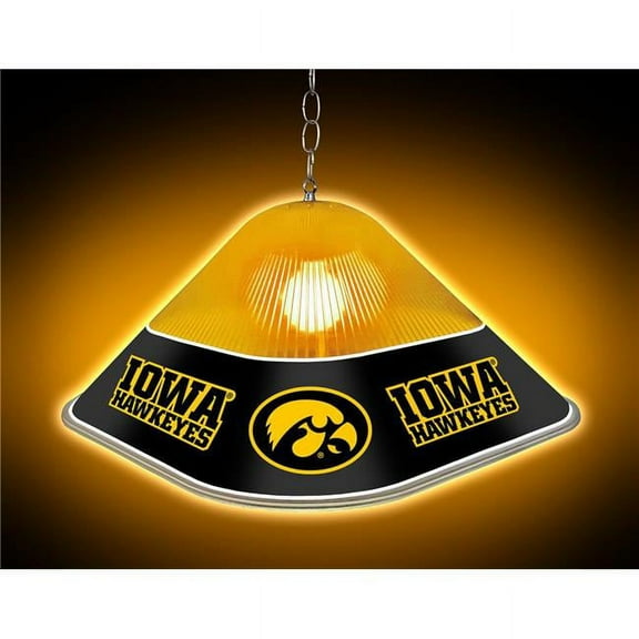 Grimm Industries IA-410-01 Game Table Light - Iowa, Black & Gold - Square