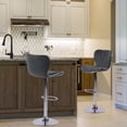 thumbnail image 2 of Bancos de Bar HOMEMAKE FURNITURE 2 piezas Giratorio Verde Altura Ajustable, 2 of 3