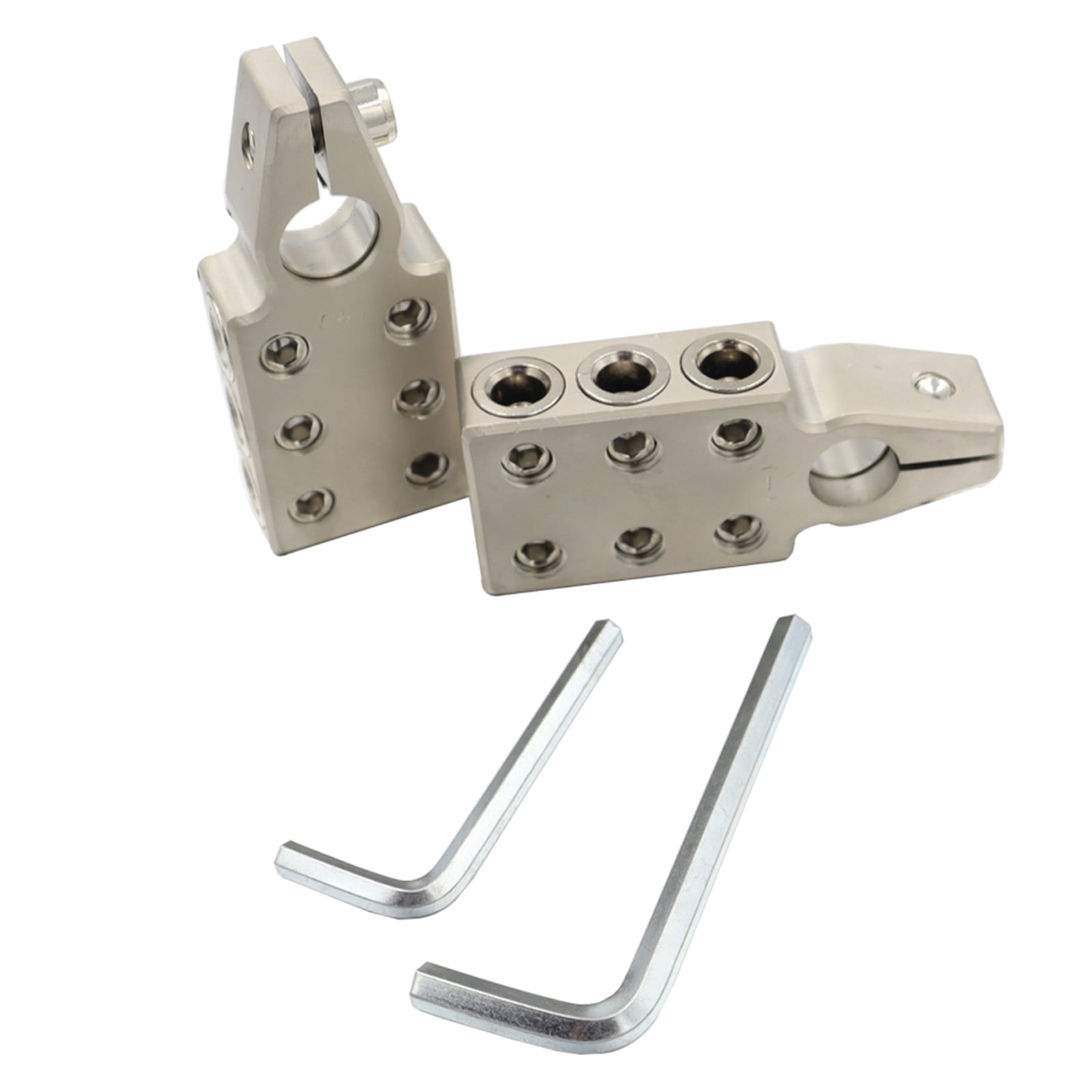 Zeiwohndc 1 Pair Battery Terminal Connectors Kit 0/2/4/6/8 AWG Gauge Positive Negative