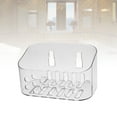 thumbnail image 6 of PAMINGONO Shower Adhesive Shelves 1Pack Wall Mounted Storage Organizer Plastic Bathroom Accessory, 6 of 8