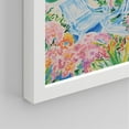thumbnail image 5 of PixonSign Framed Wall Art Tropical and Bright Botanical Posters, Set of 4 Floral Landscape Canvas Prints, Classic Vintage Multicolor Nature Wall Décor for Home Decor - 8"x10" White, 5 of 5