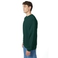 thumbnail image 2 of Hanes Ultimate Men's Heavyweight Fleece Crewneck Sweatshirt Deep Forest 2XL, 2 of 3