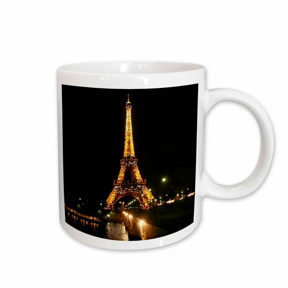 3drose, Eiffel Tower, 11oz Mug