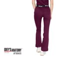 thumbnail image 4 of Grey's Anatomy Womens 4275 3 Pocket Logo Waist Pant with -Wine-XS, 4 of 7