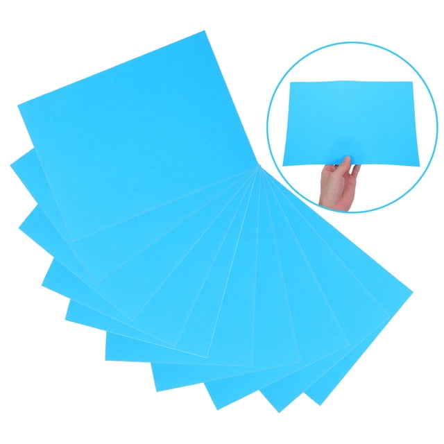unbranded 100Ud Papel Coloreado Azul Para Impresora Con Reproducción De Color Para Oficina Profesional