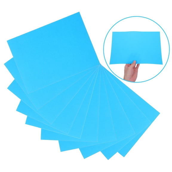 DRAFIDEEP 100Pcs Blue Printer Copy Paper for Laser and Inkjet with Optimal Thickness