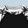 thumbnail image 4 of CAICJ98 Girls Rash Guard Swimsuit Kids Toddler 2-Piece Bathing Suit UPF 50+ Summer Beach Girls' Swimwear (Black,3-4 Years), 4 of 7