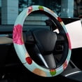 thumbnail image 6 of Cream Car Wheel Covers, Steering Wheel Covers, Car Wheel Cover 14.5 Inch Printing PVC Leather Auto Accessories, 6 of 6