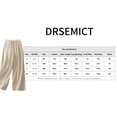 thumbnail image 7 of Women's High Waist Wide Leg Pants with Lace Belt Casual Pleated Trousers, 7 of 7