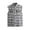 Black, variant on Telankuip Mens Sleeveless Plaid Shirts Casual Summer Button down Lapel Tank Top Lightweight Breathable Broken Style Beach Shirts with Chest Pocket Black M