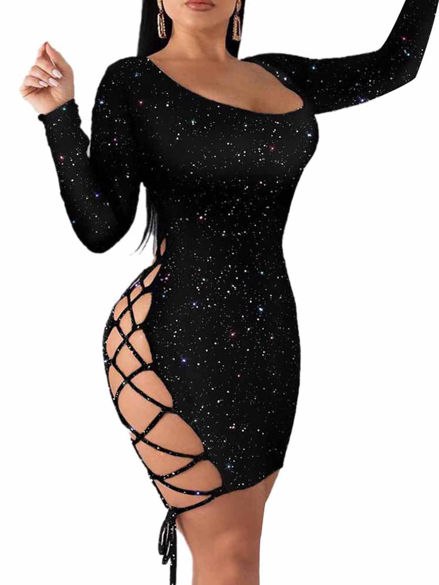 glitter bodycon skirt