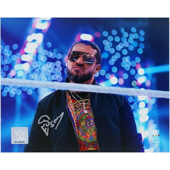 Santos Escobar WWE Autographed 8" x 10" Close-Up In Ring Photograph - Fanatics Authentic Certified