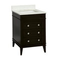 thumbnail image 2 of Eleanor 24" Bathroom Vanity with Chocolate Cabinet and Quartz Top, 2 of 6