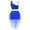 Royal Blue, variant on CHICTRY Kids Girls Tutu Dancewear Shiny Sequins Crop Top with Skirt Dance Outfit Pink 12
