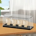 thumbnail image 6 of Tgbvmt Stackable Figurine Display Box PET Plastic Dust-Proof Storage Case for Dolls Collectibles Toys Jewelry with Lid Clear Transparent Storage Box for Home Office Decoration, 6 of 7
