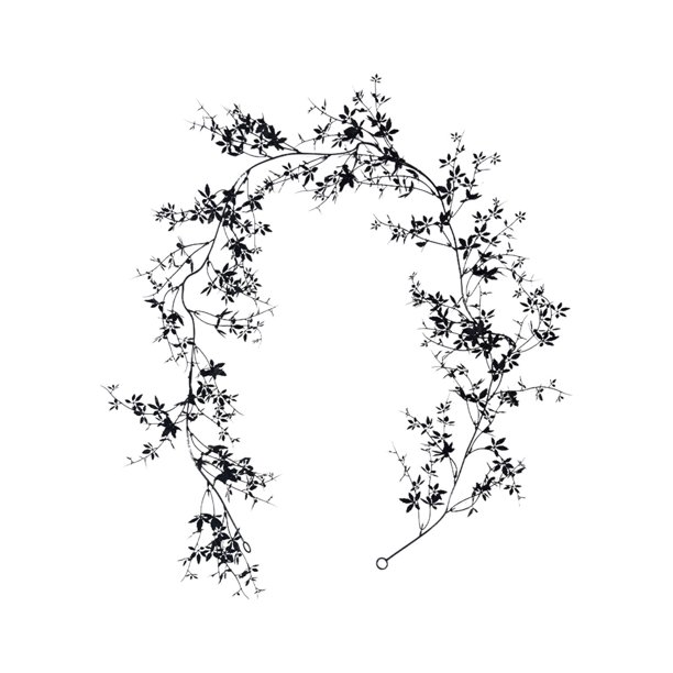 HWRETIE Greenery Garland Vines Simulation Black Vines withered Branches Water Plants Tree Branches Rattan Horror Arrangement Holiday Decoration Home Decor