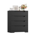 thumbnail image 4 of Homfa 4 Drawers Dresser, Modern Wood Chest of Drawers for Bedroom Hallway Living Room, Black, 4 of 8