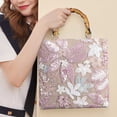 thumbnail image 4 of Bolso Bag Floral Bordado Sequin Bamboo Many para Mujeres (), 4 of 9
