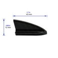 thumbnail image 4 of 1 pcs Shark Fin Spoiler Diffuser Wing Windshield Vortex Generator for Bumper Roof Windscreen Car Tuning EVO Styling, 4 of 7