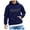 Navy, variant on CONFREE Men's Hoodies City Letter Prints Hoodies For Men Graphic Long Sleeve Casual Pullover Hooded Sweatshirts With Pockets